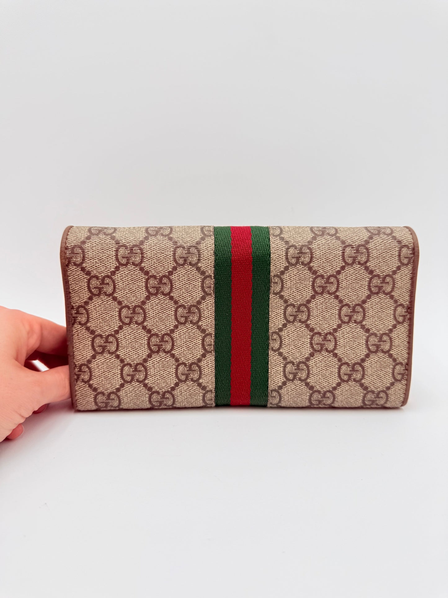 Crossbody Luxury Designer By Gucci In Tan, Size:Small