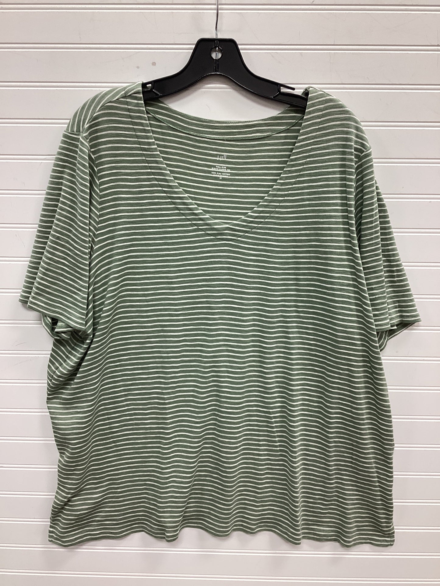 Top Ss By J. Jill In Green, Size:2X