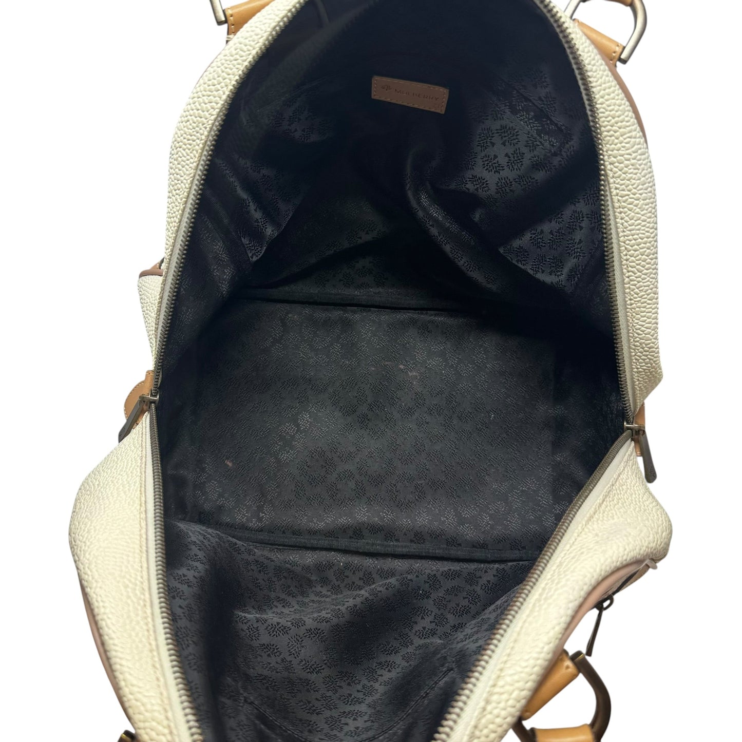 AS IS Heritage Scotch Grain Bowler Bag Handbag Luxury Designer By Mulberry, Size: Large