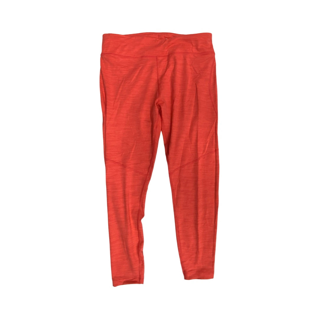 Athletic Leggings By Outdoor Voices In Orange, Size:Xxl