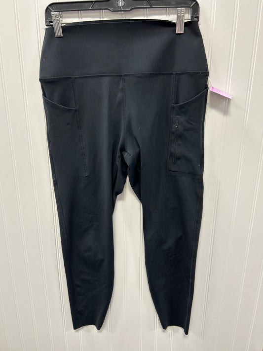 Athletic Leggings By Spyder In Black, Size:L