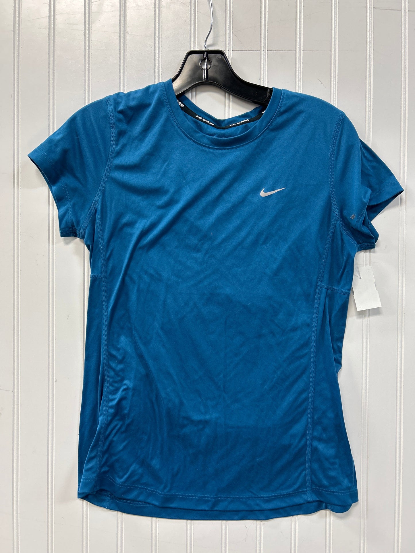 Athletic Top Ss By Nike Apparel In Blue, Size:M