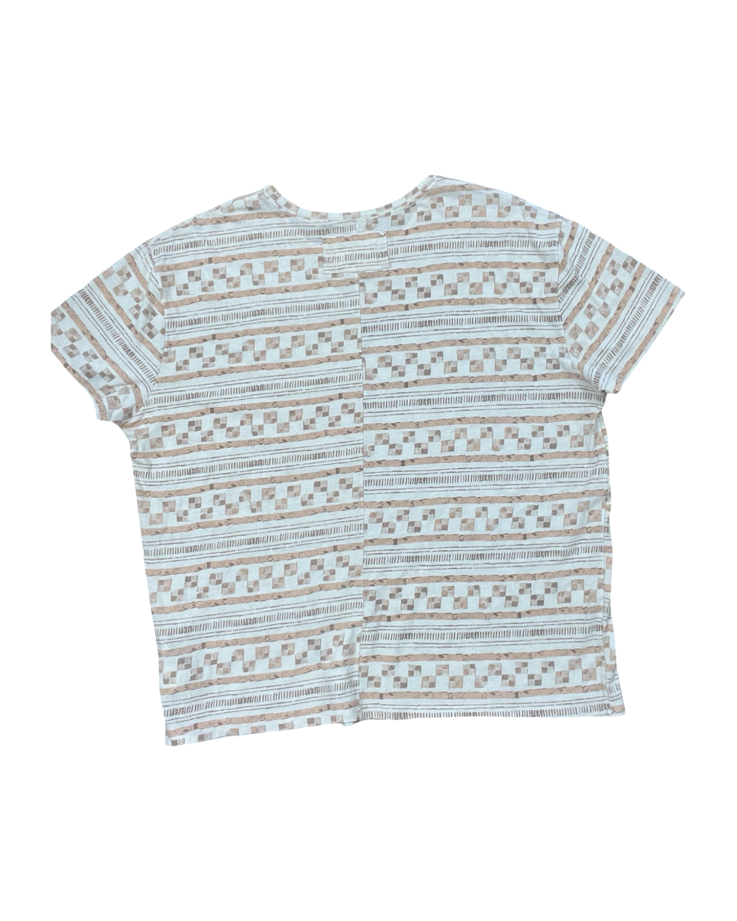Top Ss By E&M In Cream, Size:Xs