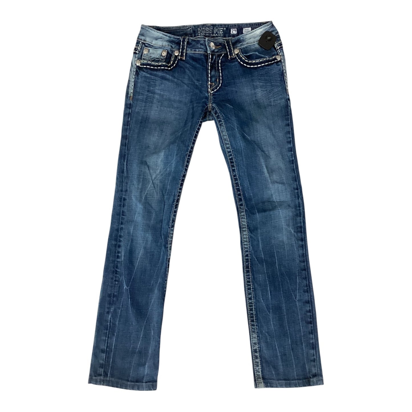 Jeans Skinny By Miss Me In Blue, Size:6