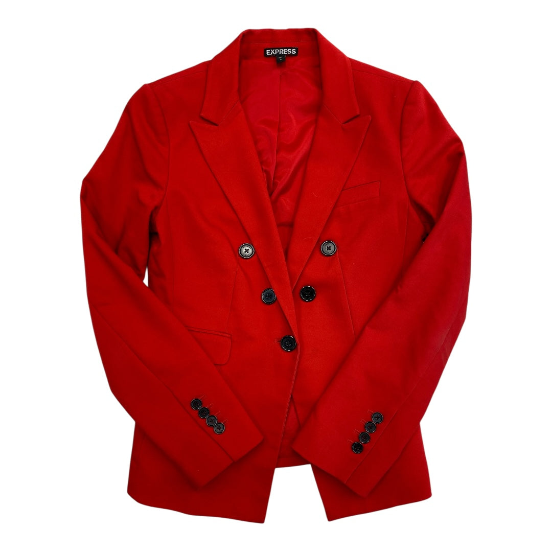 Blazer By Express In Red, Size:2