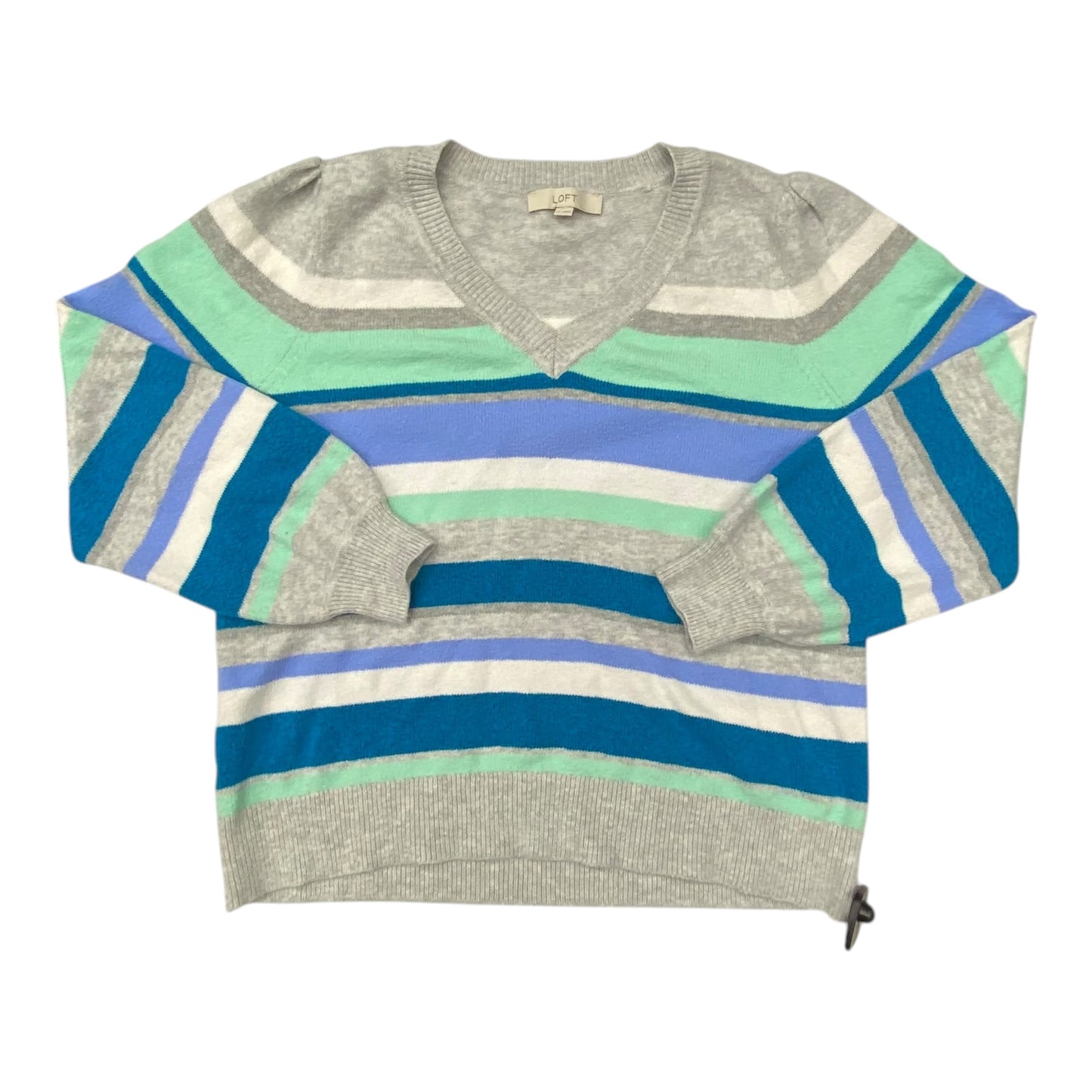 Sweater By Loft In Striped Pattern, Size:Xl