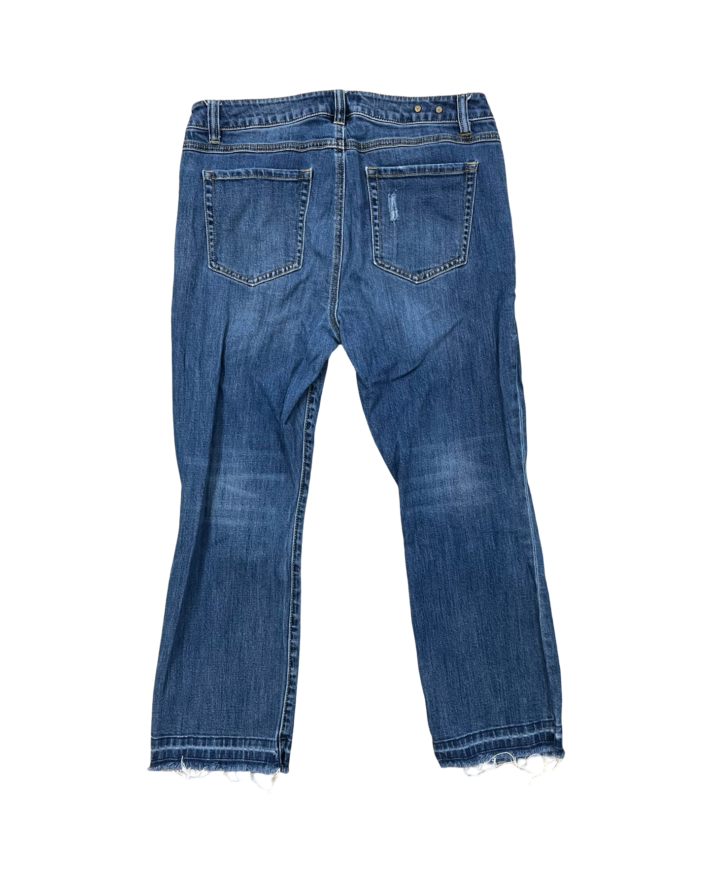 Jeans Cropped By Cabi In Blue Denim, Size:10