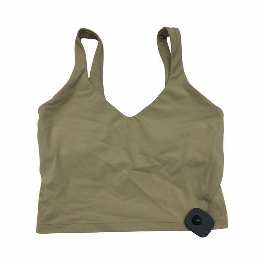 Athletic Tank Top By Lululemon In Beige, Size:6