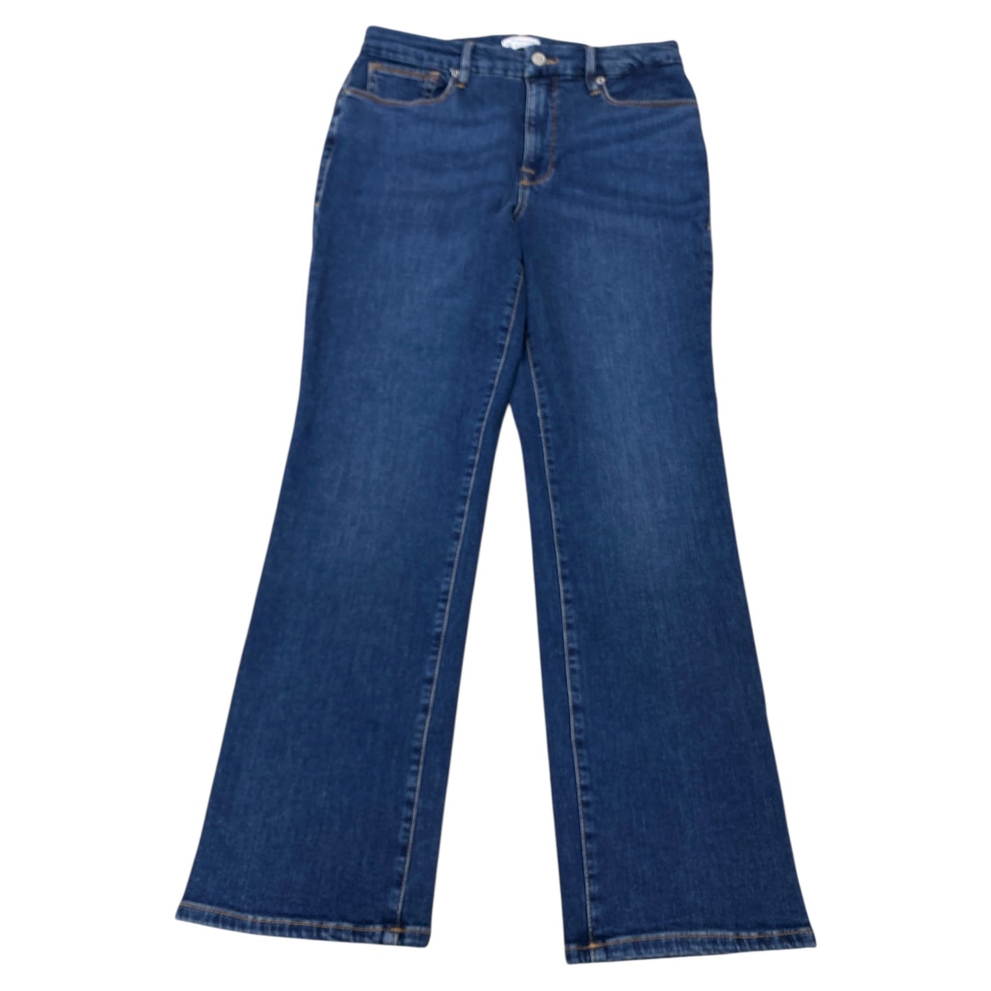 Jeans Skinny By Good American In Blue Denim, Size:12