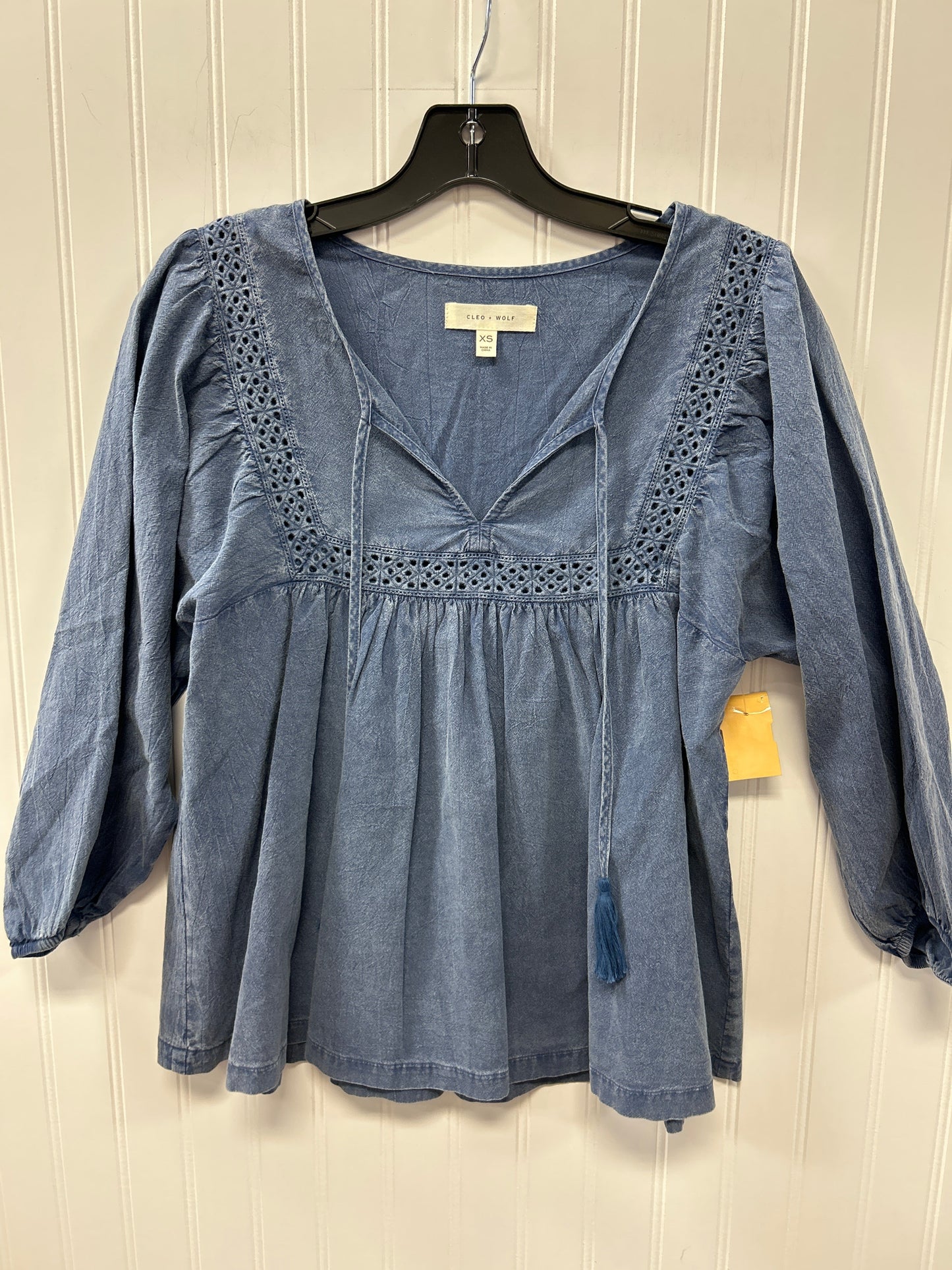 Top Ls By Cmc In Blue, Size:Xs