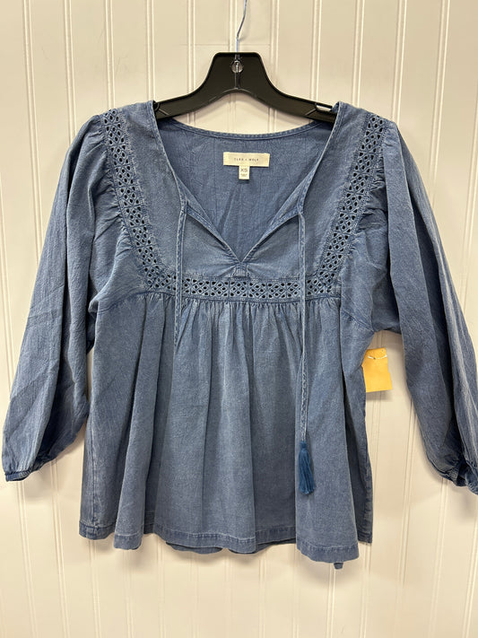 Top Ls By Cmc In Blue, Size:Xs