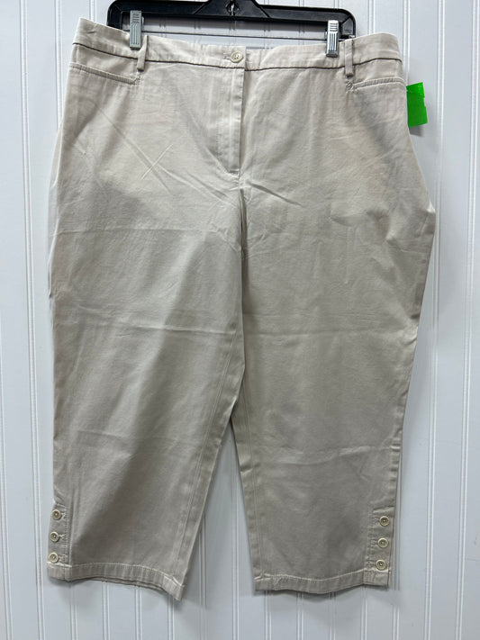 Pants Chinos & Khakis By Talbots In Tan, Size:16