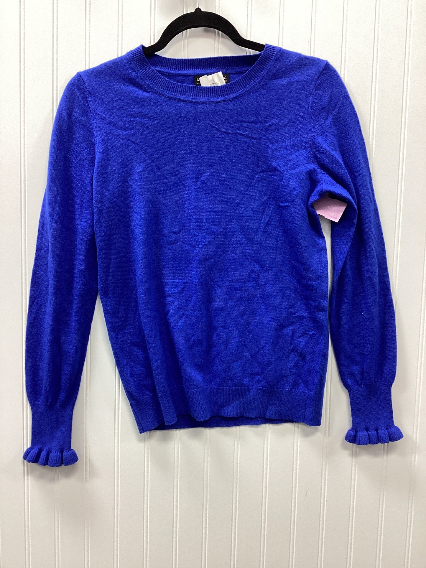 Blouse Ls By Banana Republic In Blue, Size:S