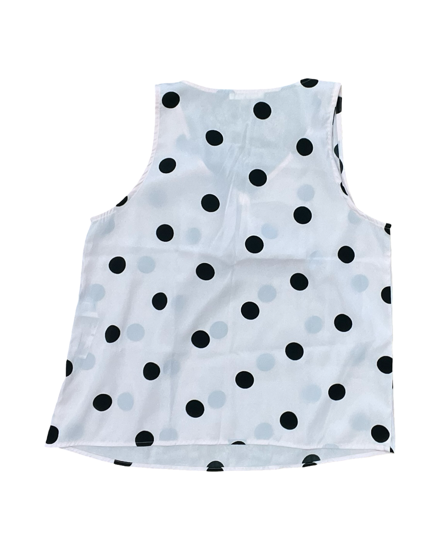 Top Sleeveless By Clothes Mentor In Polkadot Pattern, Size:S