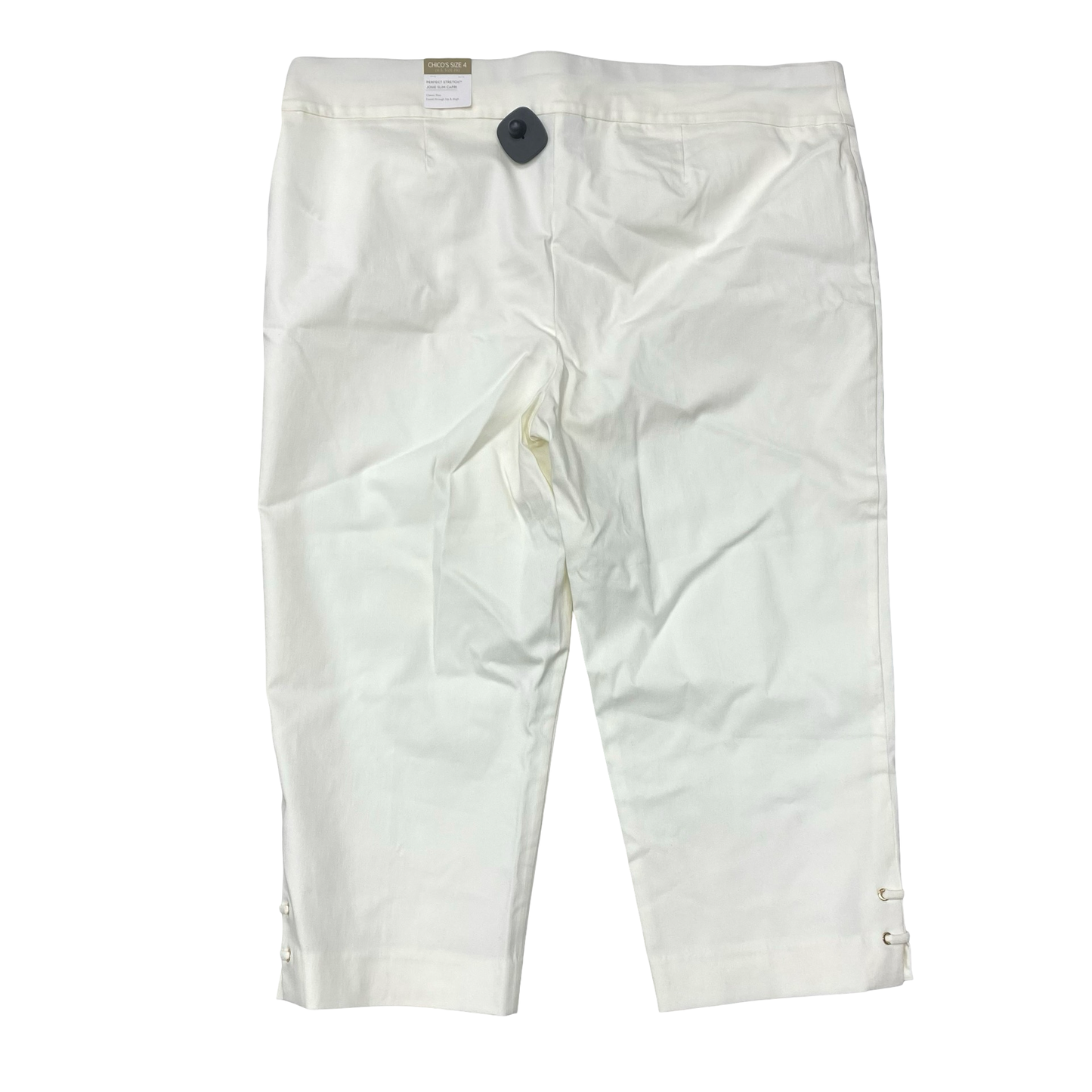Pants Cropped By Chicos In Cream, Size:20