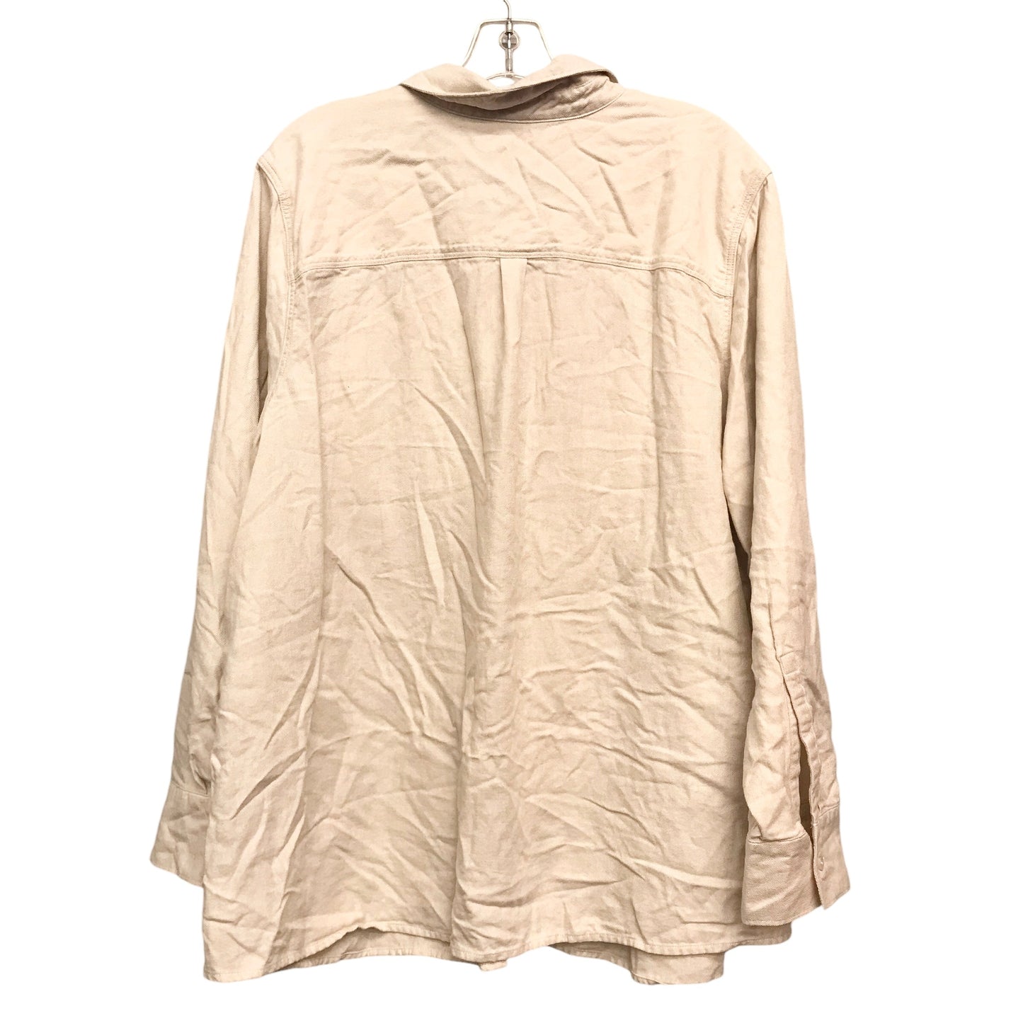 Top Ls By Eddie Bauer In Cream, Size:2X