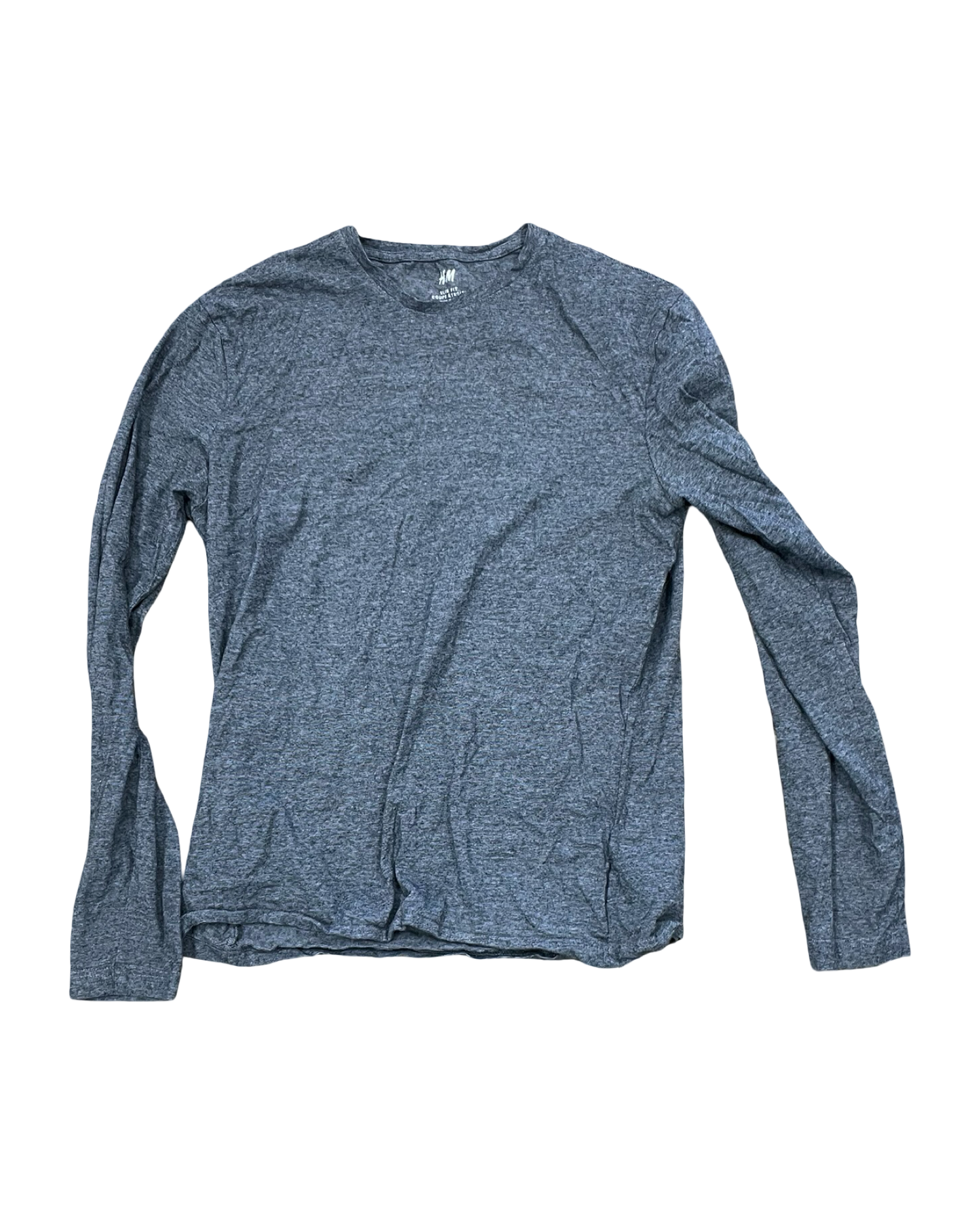 Top Ls Basic By H&M In Grey, Size:L
