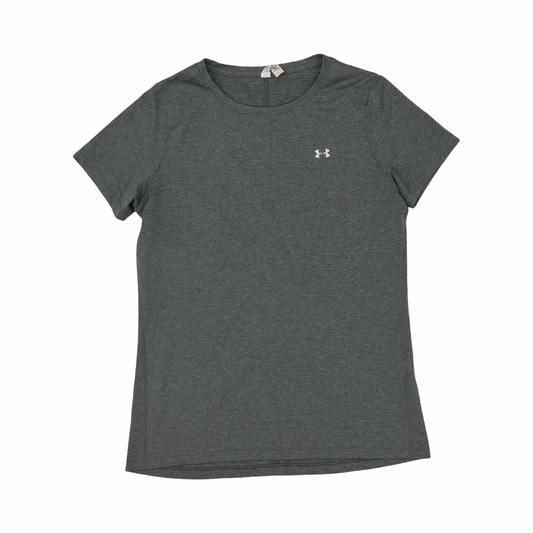 Athletic Top Ss By Under Armour In Grey, Size:M
