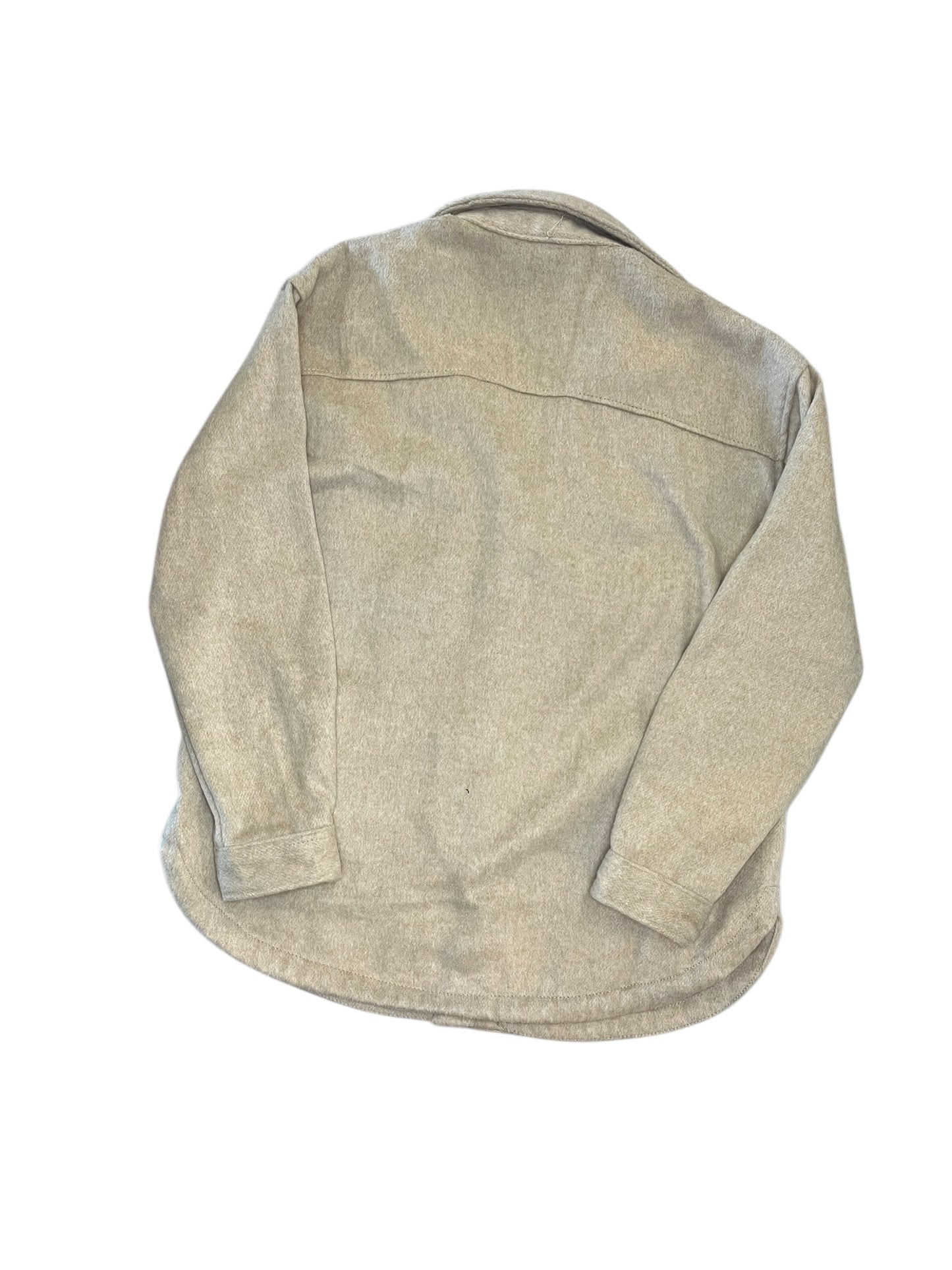 Jacket Shirt By Members Mark In Tan, Size:M