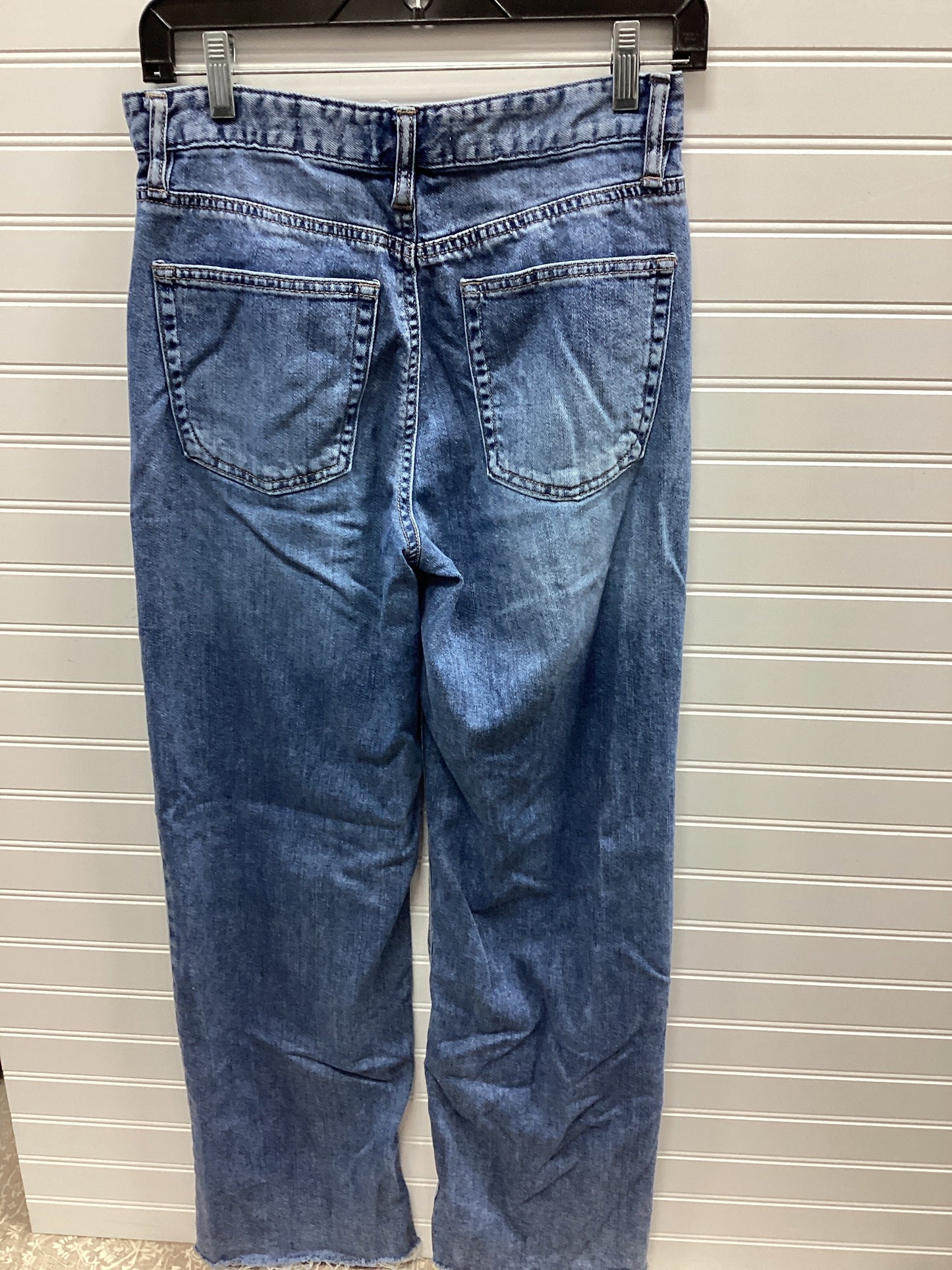 Jeans Wide Leg By Oat In Blue Denim, Size:2