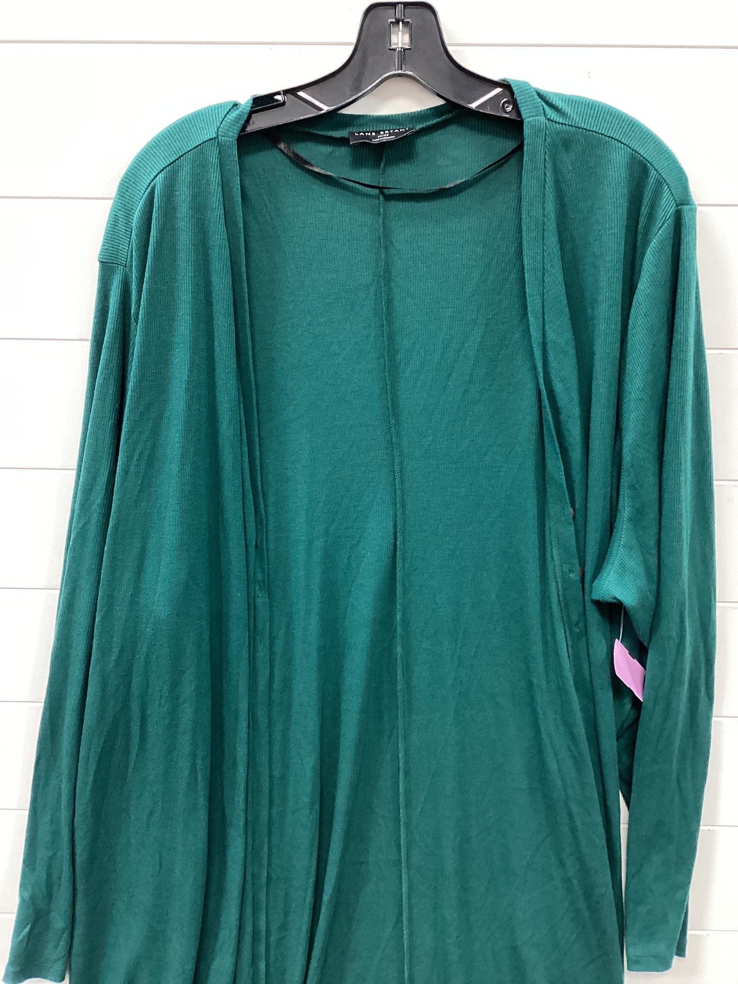 Cardigan By Lane Bryant In Green, Size:4X