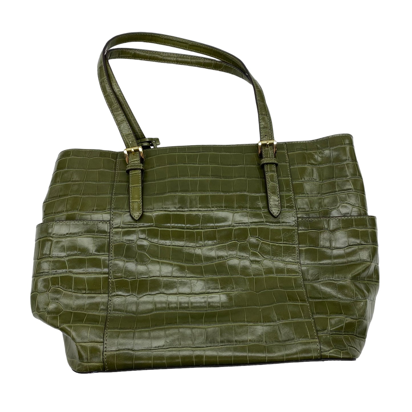 GREEN TOTE DESIGNER by MICHAEL KORS Size:MEDIUM