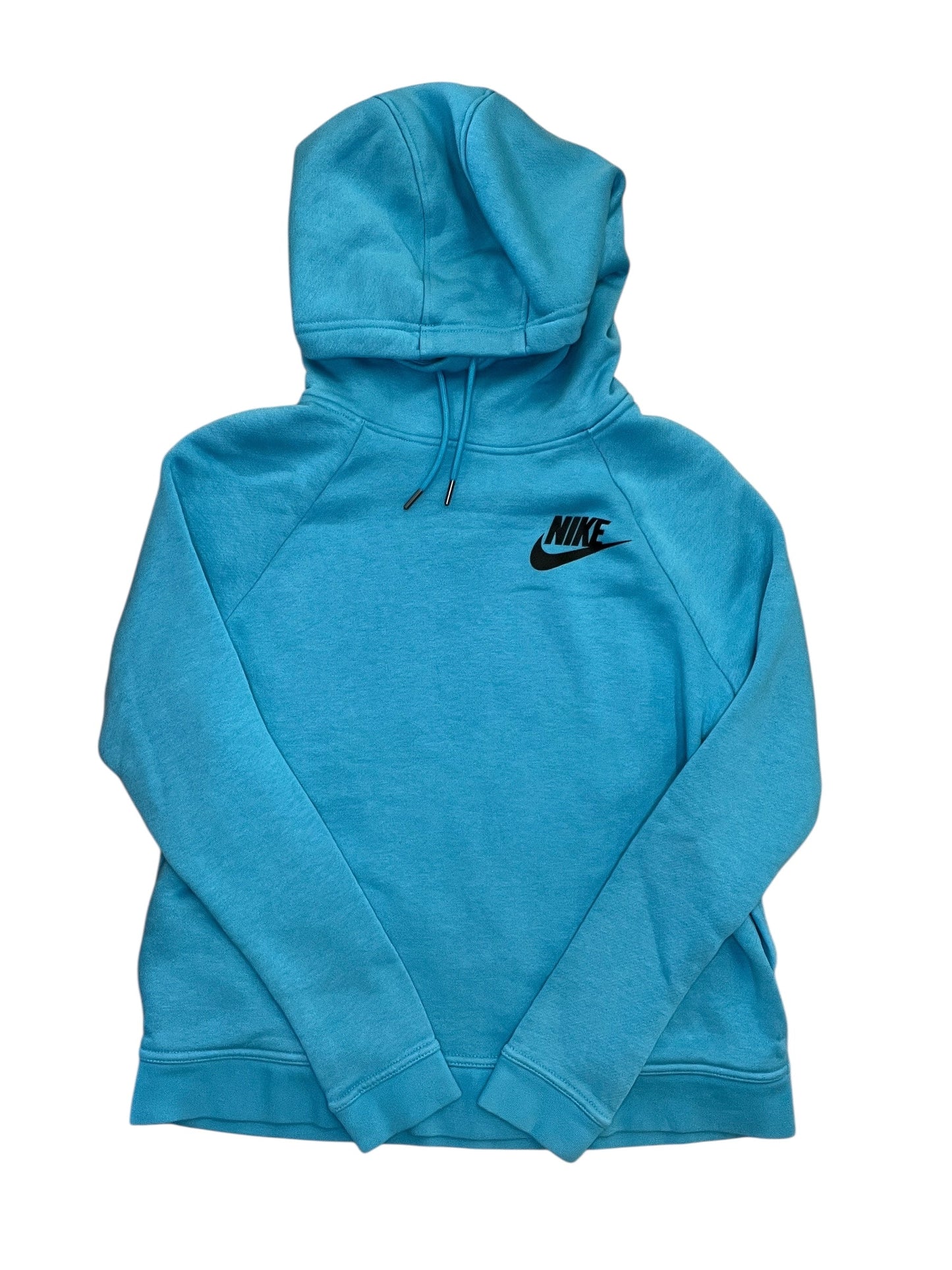 Athletic Sweatshirt Hoodie By Nike Apparel In Blue, Size:S