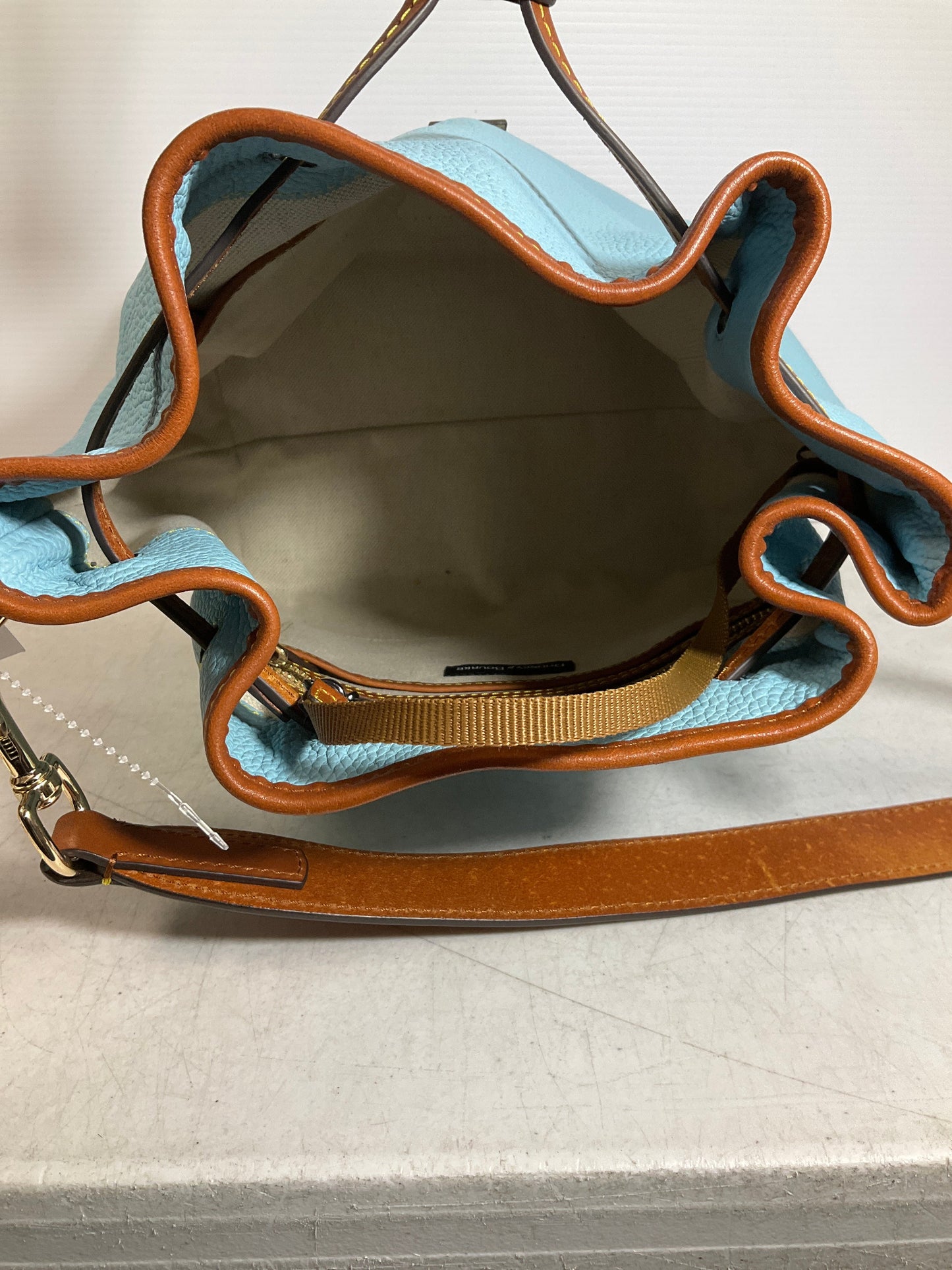 Handbag Designer By Dooney And Bourke In Blue, Size:Medium