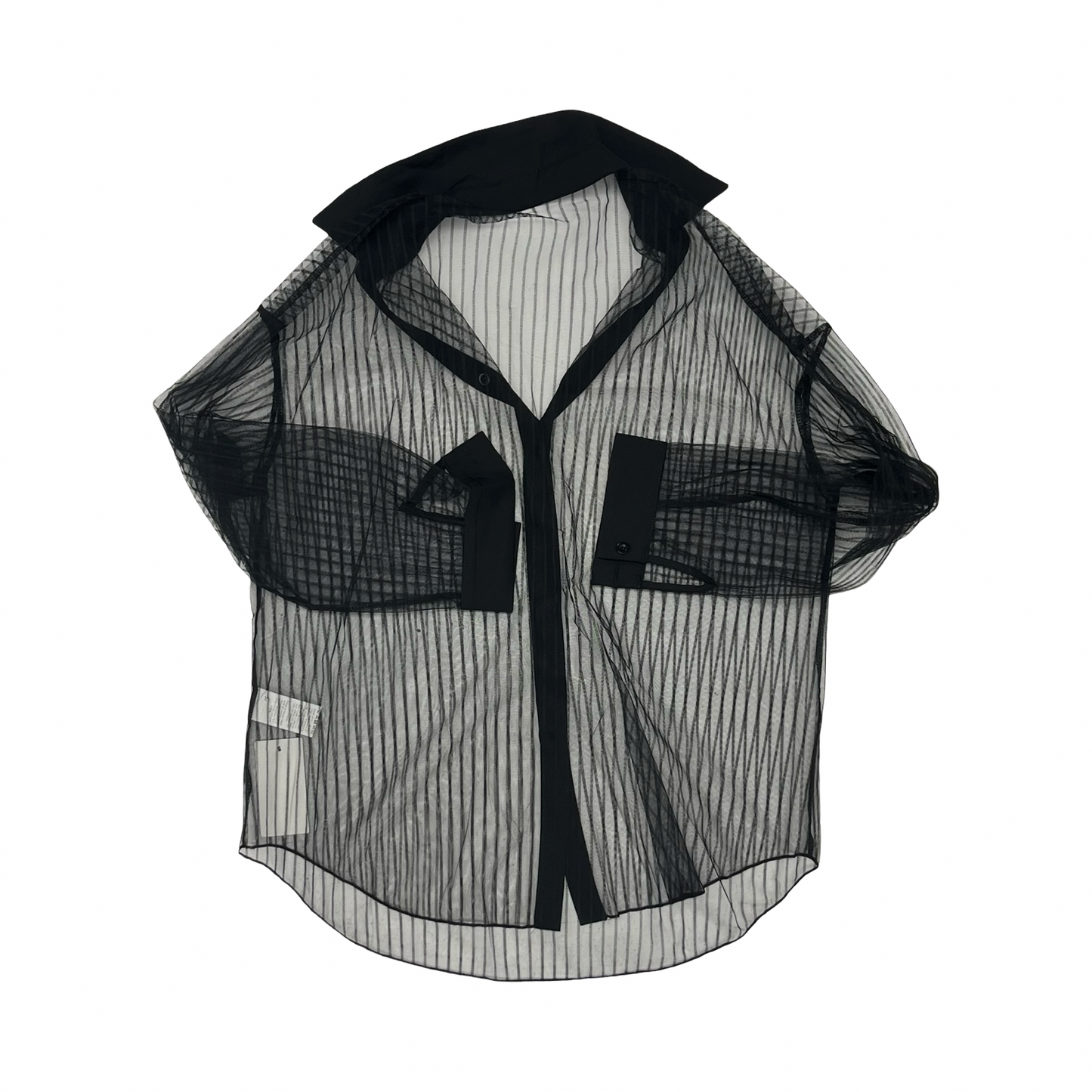 Blouse Ls By Clothes Mentor In Black, Size:M