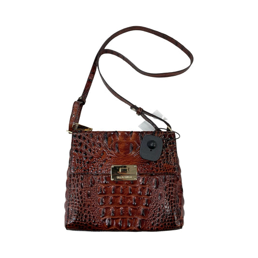 Handbag Designer By Brahmin In Brown, Size:Small