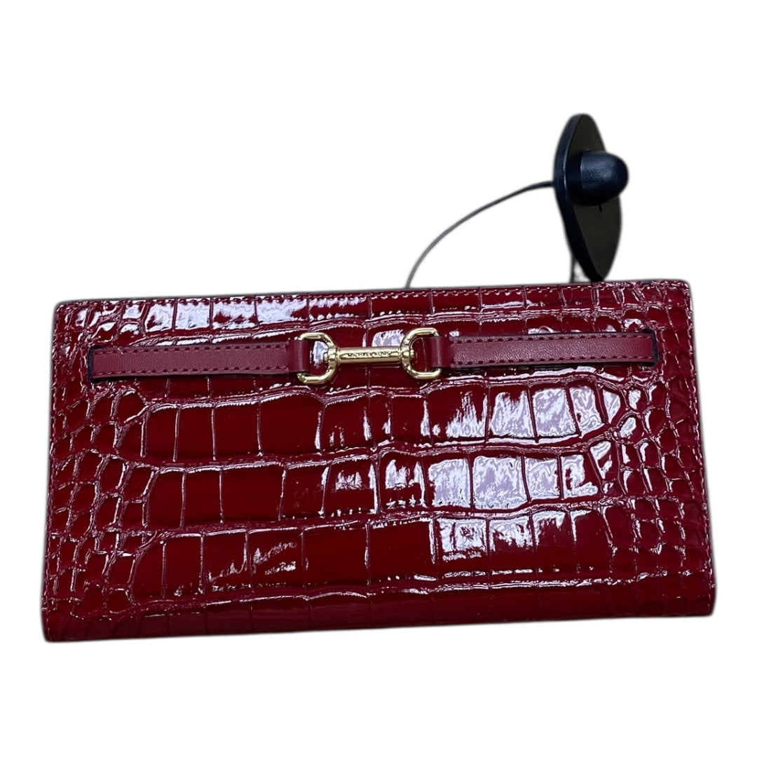 Wallet Designer By Michael Kors In Red, Size:Medium
