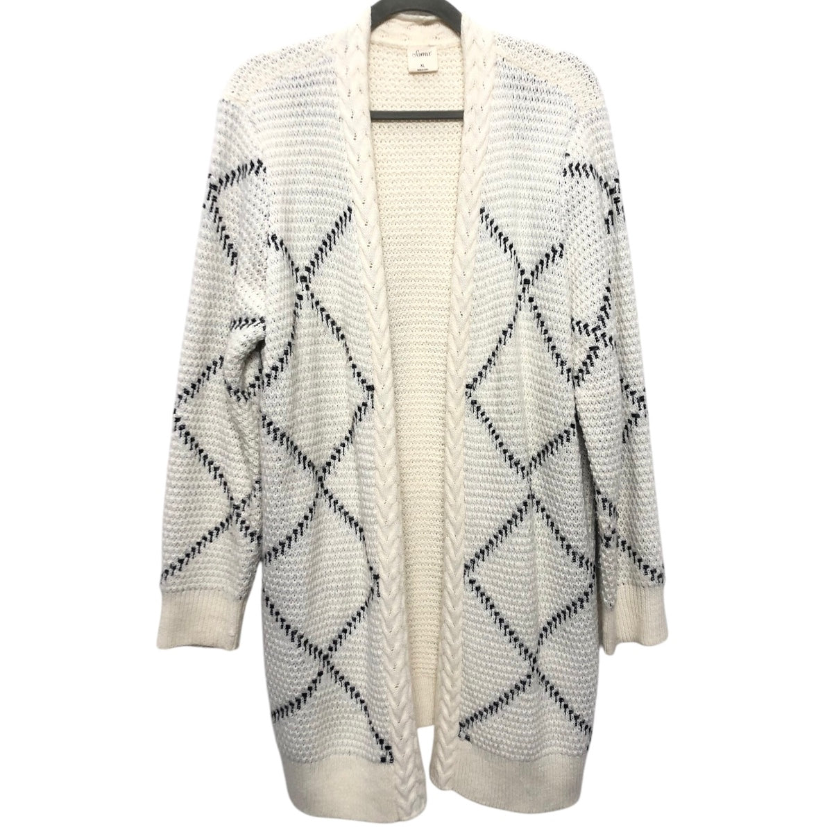 Sweater Cardigan By Soma In Beige, Size:Xl