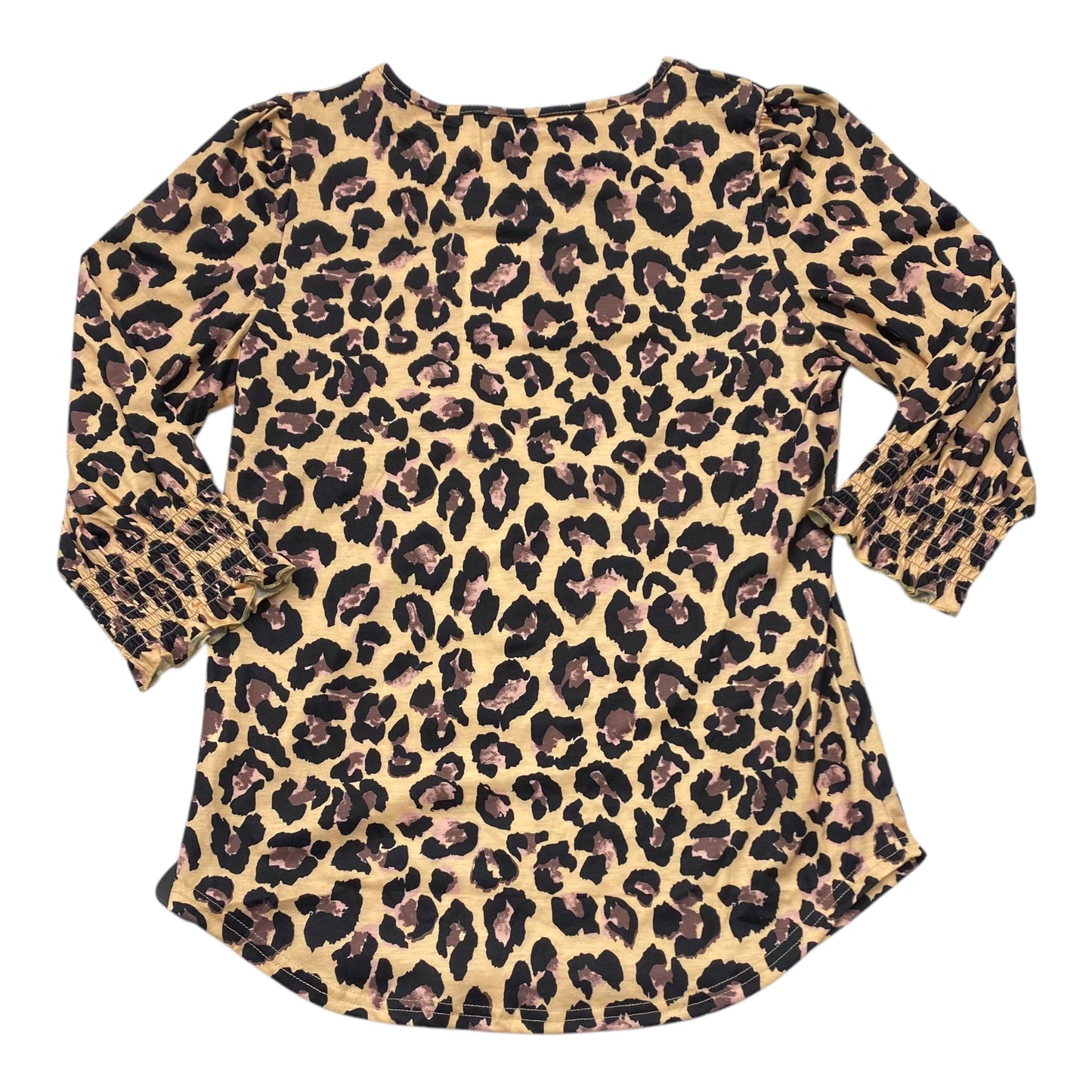 Top Ls By Clothes Mentor In Animal Print, Size:M