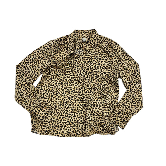 Top Ls By A New Day In Animal Print, Size:L