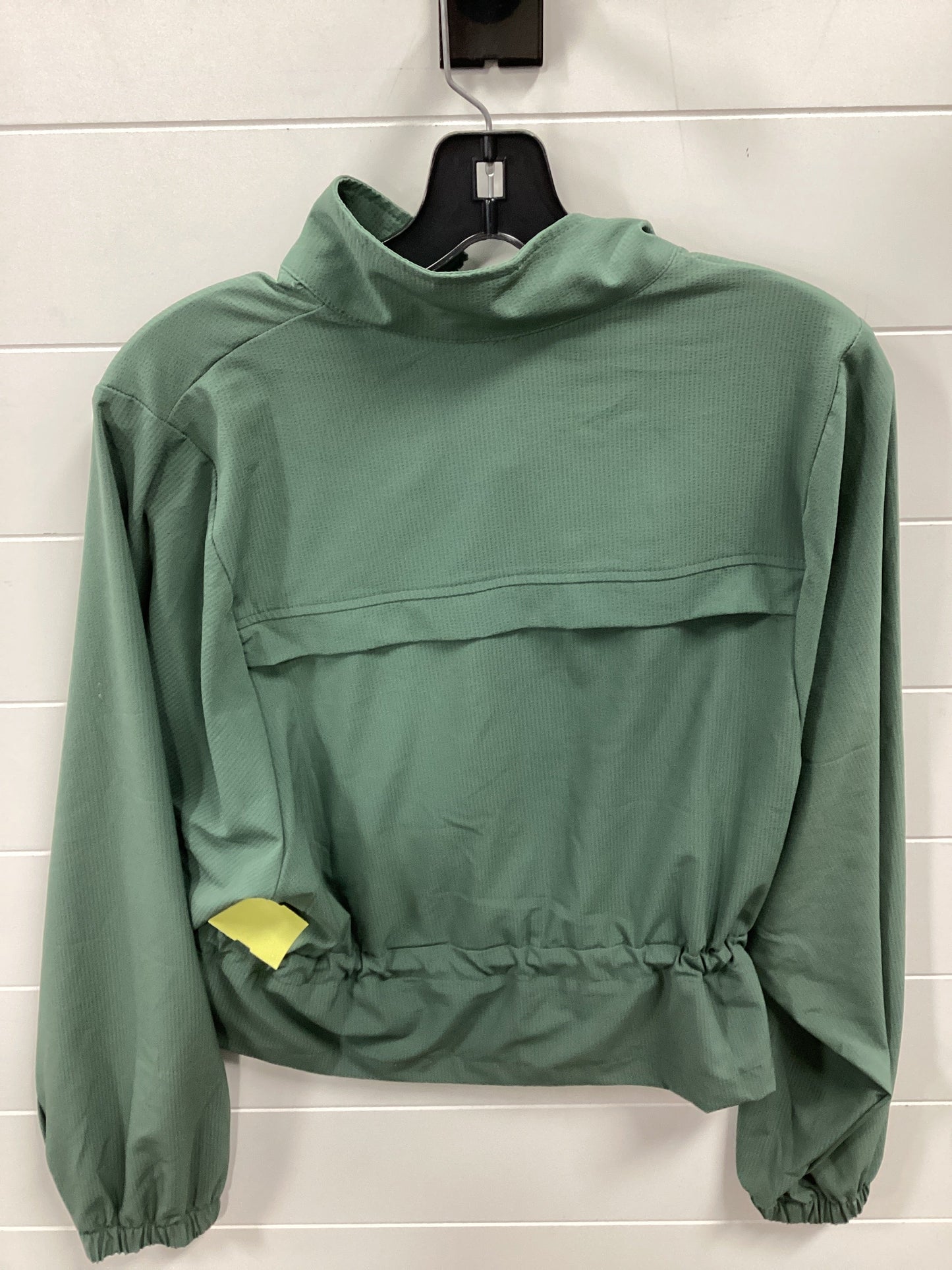 Athletic Top Ls Collar By Rae Mode In Green, Size:S