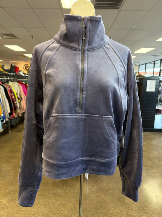 Athletic Sweatshirt Collar By Lululemon In Purple, Size:S