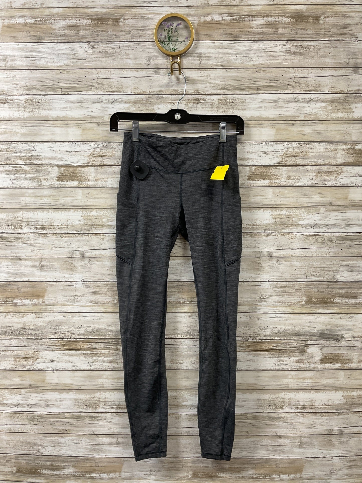 Athletic Leggings By Lululemon In Grey, Size:4