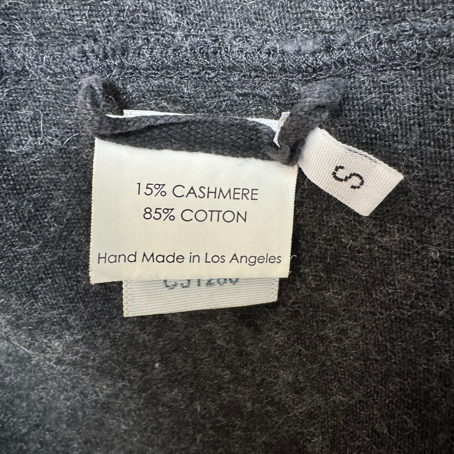 Sweater By Enza Costa In Grey, Size: S