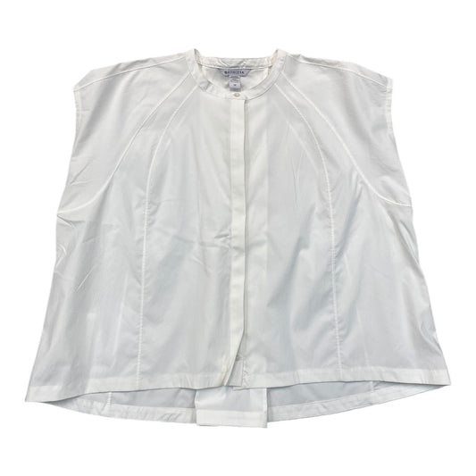 Top Sleeveless By Athleta In White, Size:2X