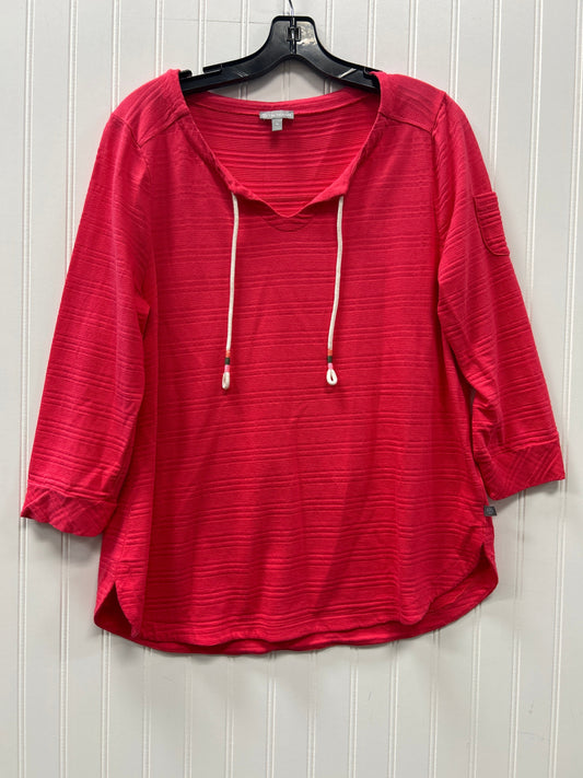 Top Ls By Talbots In Pink, Size:M
