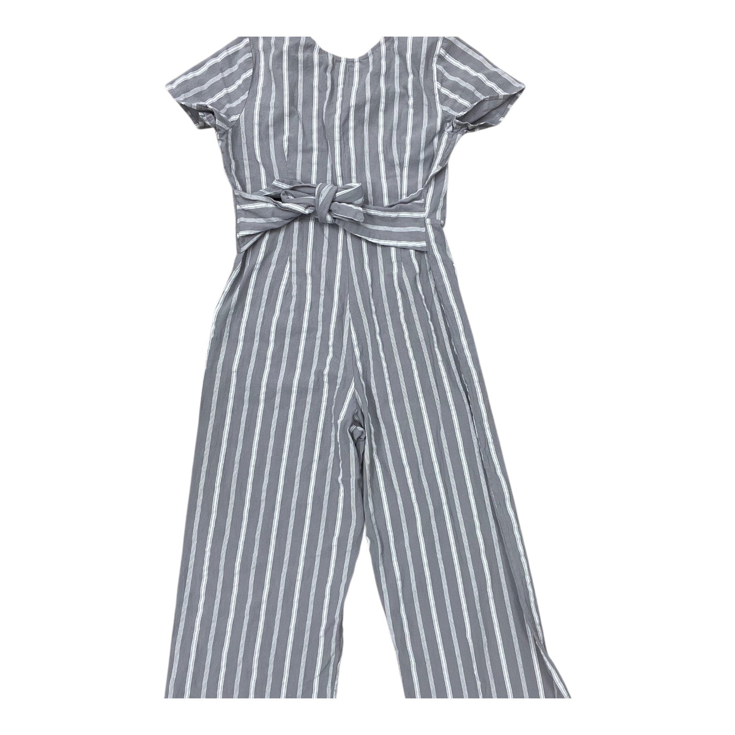 Jumpsuit By Polagram In Grey & White, Size:L