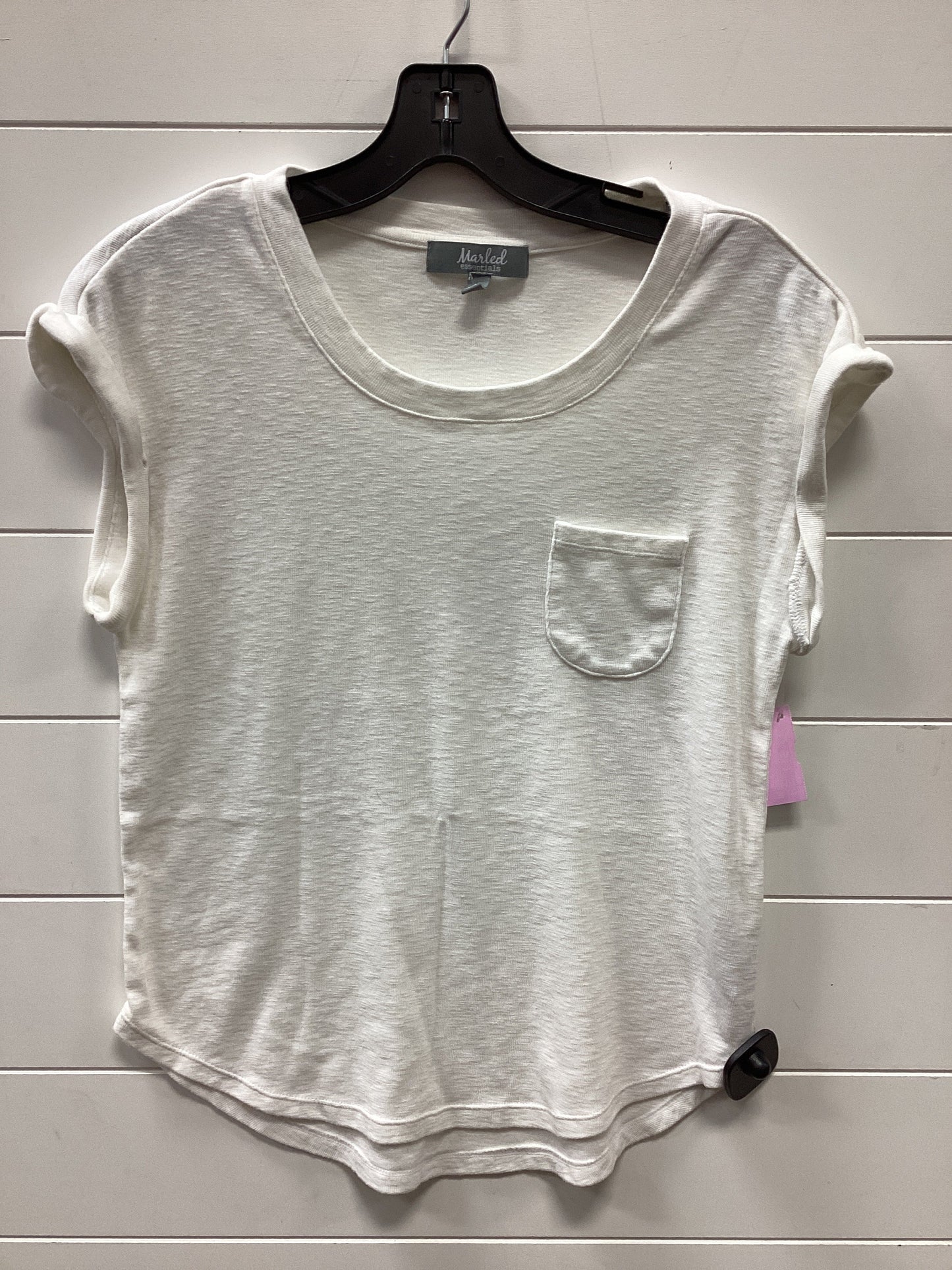 Top Ss By Marled In White, Size:Xs