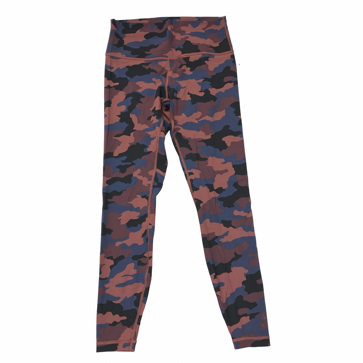 Athletic Leggings By Lululemon In Camouflage Print, Size:10