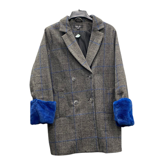 Coat Peacoat By Mo-ka In Grey, Size:L