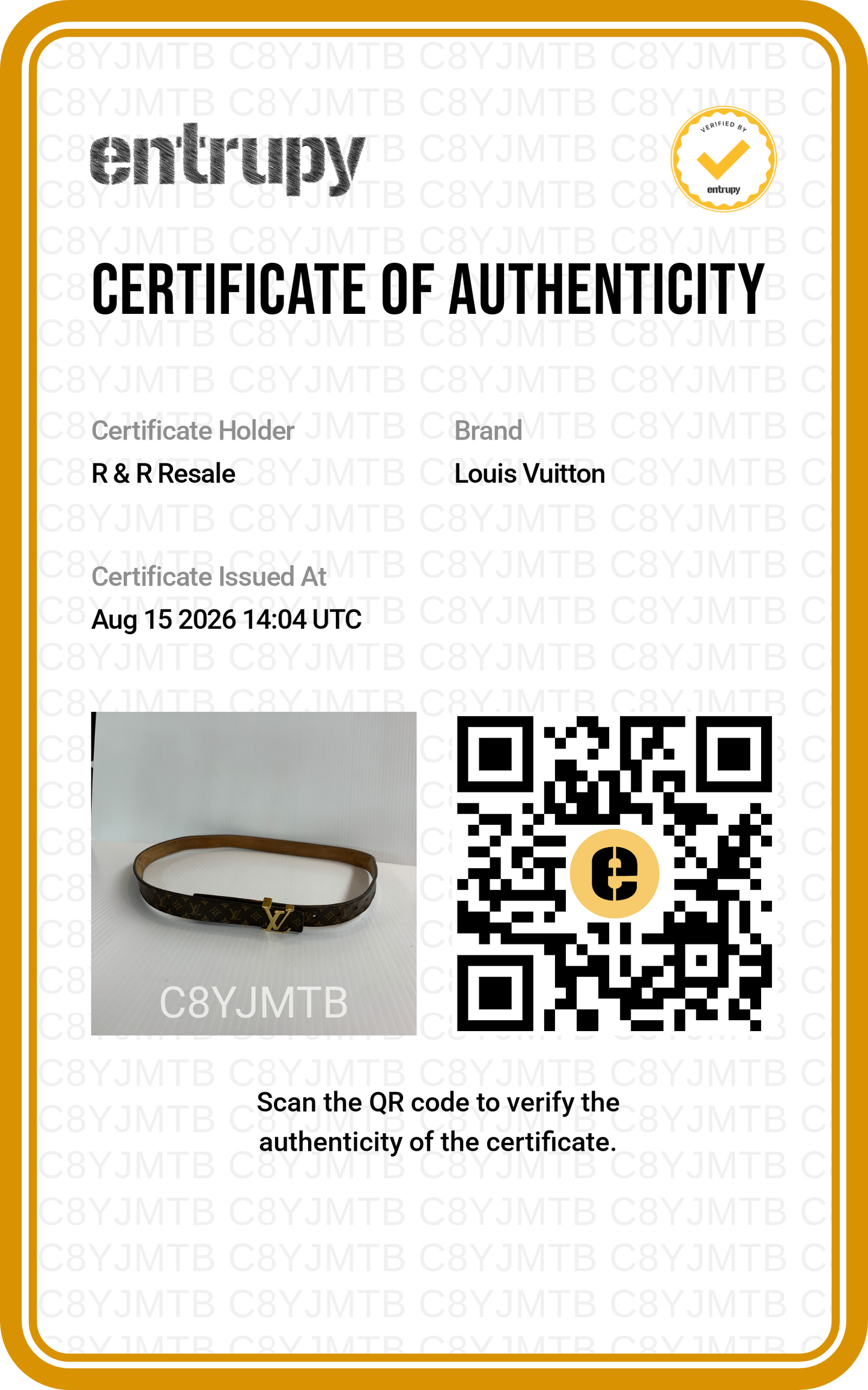 Belt Luxury Designer By Louis Vuitton