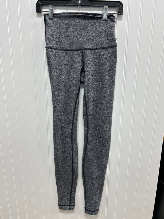 Athletic Leggings By Lululemon In Grey, Size:4