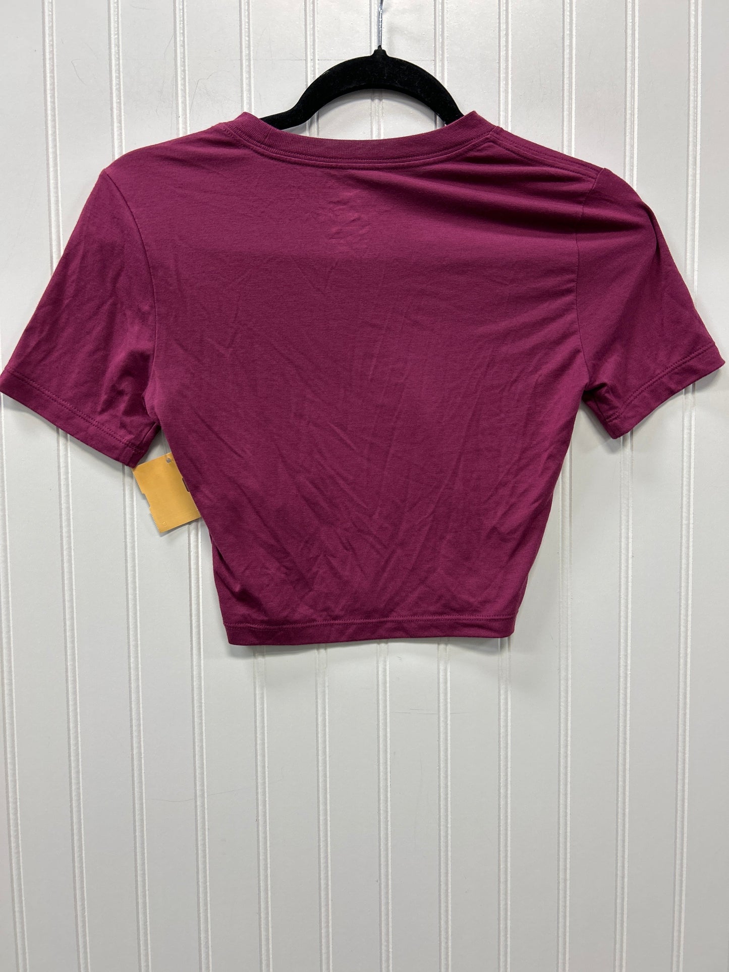 Athletic Top Ss By Nike Apparel In Purple, Size:Xs