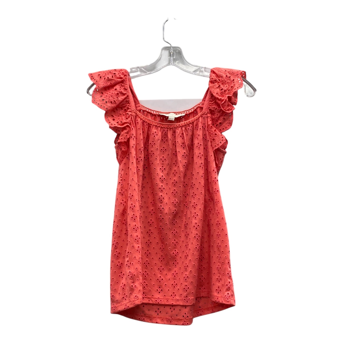 Top Sleeveless By Loft In Orange, Size:Xsp