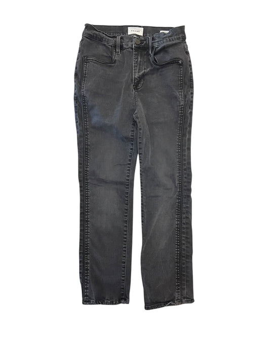 Jeans Straight By Frame In Black, Size:6