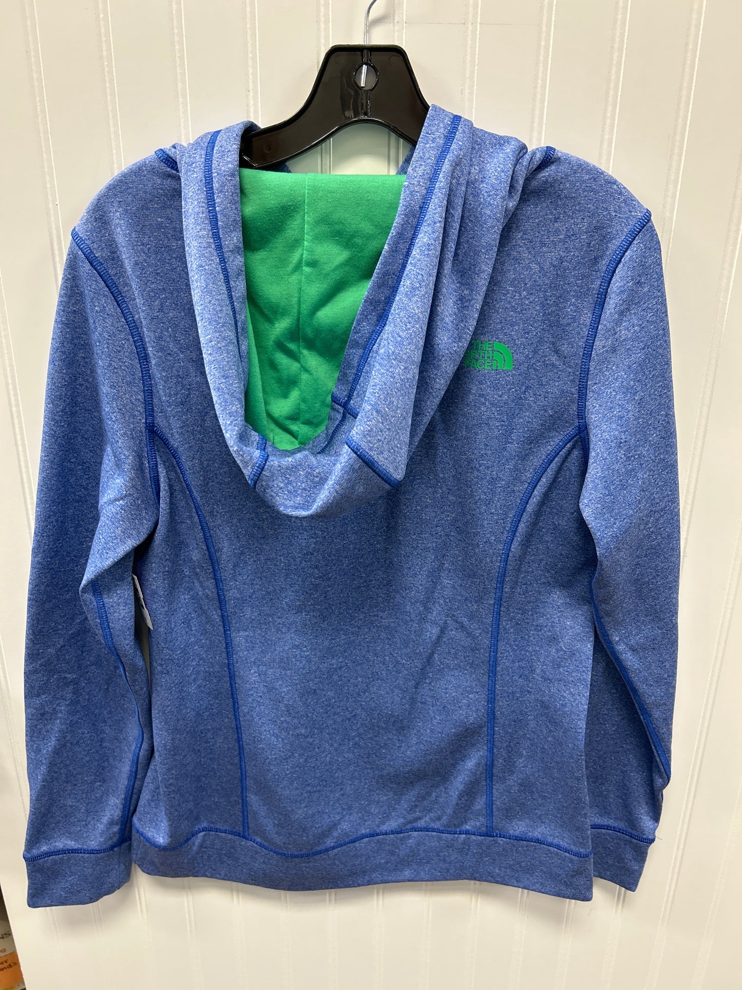 Athletic Sweatshirt Hoodie By The North Face In Blue, Size:M